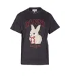 Ganni T-shirts And Polos In Animal Print