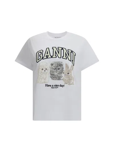 GANNI GANNI T-SHIRTS AND POLOS
