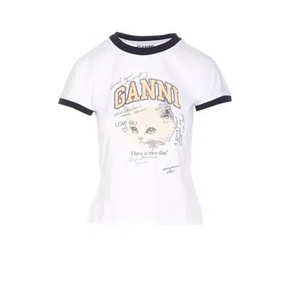 GANNI GANNI T-SHIRTS AND POLOS
