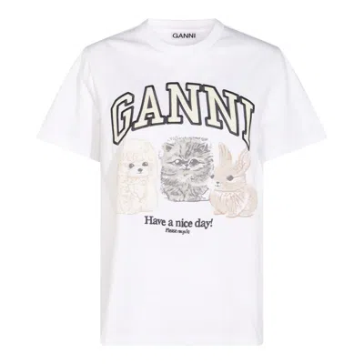 GANNI GANNI T-SHIRTS AND POLOS