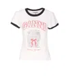 Ganni T-shirts And Polos In Multi