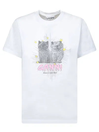 Ganni T-shirts In Black