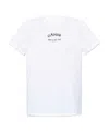 Ganni Thin Jersey Relaxed O-neck T-shirt Bright White Xxs In White