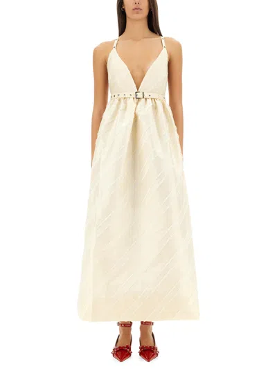 GANNI TAFFETA DRESS
