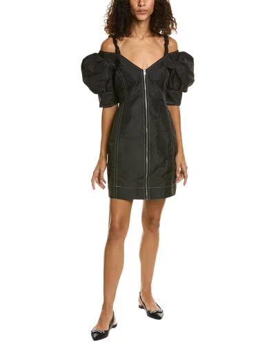 GANNI TAFFETA SHEATH DRESS