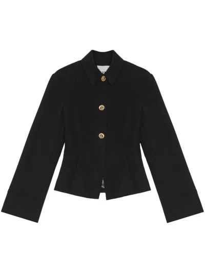 GANNI GANNI TAILORED BLACK JACKET