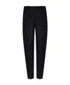 Ganni Tapered Cuff Tailored Trousers In Black