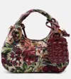 Ganni Tapestry Mini Multicolored Hobo Bag In Multi