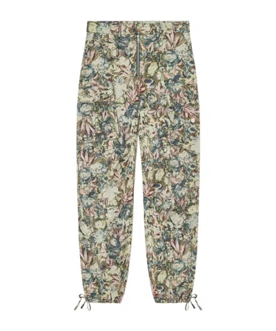 GANNI TAPESTRY TWILL TROUSERS