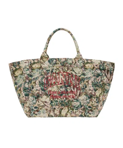 GANNI GANNI XXL REVERSIBLE TOTE BAG