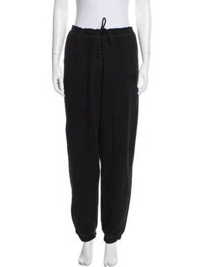 Pre-owned Ganni Tassel Accents Sweatpants In Black