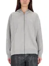 Ganni Teddy Sweatshirt In Gray