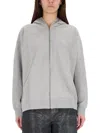 Ganni Women Teddy Sweatshirt In Gray