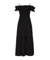 Ganni "poplin Smock Dress In Black