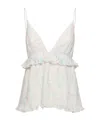 Ganni Thin Shoulder Strap Sling In White