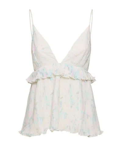 Ganni Thin Shoulder Strap Sling In White