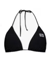 Ganni Tie A Bikini Bra In Black
