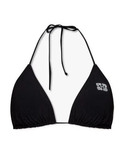 Ganni Tie A Bikini Bra In Black