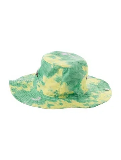 Pre-owned Ganni Tie-dye Bucket Hat W/tags In Multi