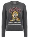 Ganni Sweaters In Gray