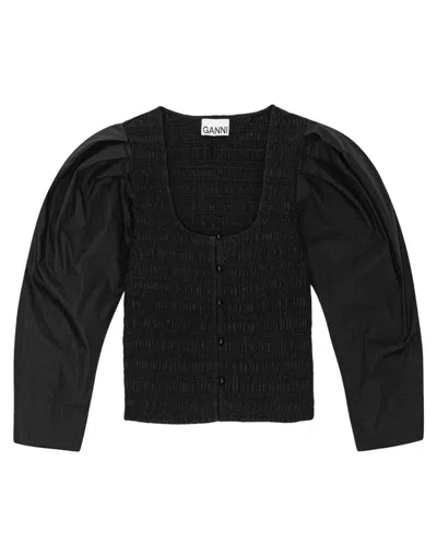 Ganni Top In Black