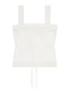 Ganni Top - Blanco In White