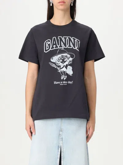 GANNI T-SHIRT GANNI WOMAN COLOR NUDE,G71515226