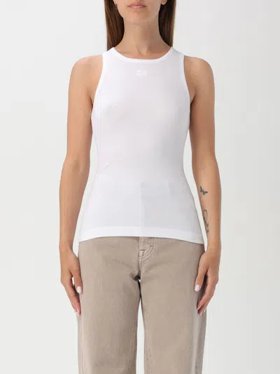 GANNI TOP GANNI WOMAN COLOR WHITE,F73132001