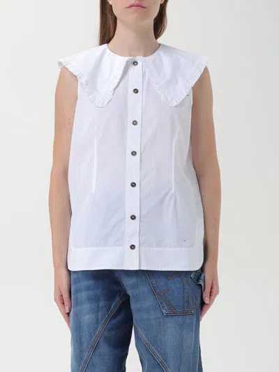 Ganni Top  Woman Color White