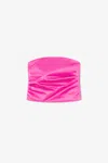 Ganni Top In Pink