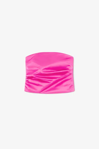 Ganni Top In Pink