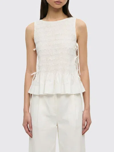 Ganni Top Woman  In White