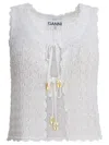 Ganni Maglieria In White