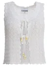 Ganni Maglieria In White