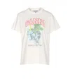 Ganni Grape Print Crew Neck Short Sleeve Top
