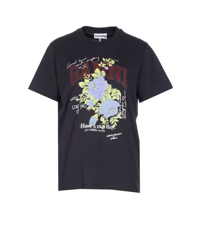 GANNI GANNI T-SHIRTS AND POLOS
