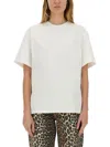 Ganni T-shirt Heart In White
