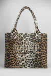 Ganni Women Large Easy Shopping Tote Bag