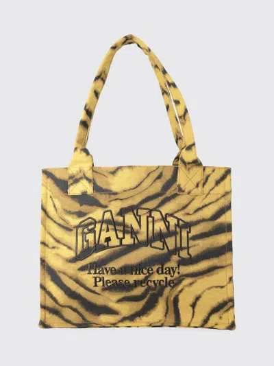 Ganni Tote Bag  Woman Color Brown