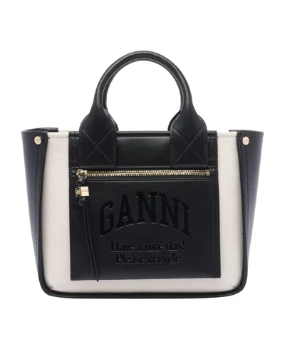 Ganni Mcm "diamond Chain" Crossbody Bag