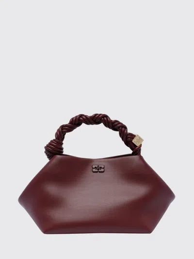 Ganni Tote Bag Woman Color Red In Burgundy