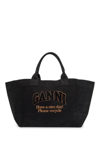 Ganni Totes In Black