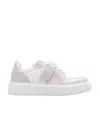 Ganni Touch-strap Low-top Sneakers In White