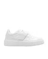 Ganni Touch-strap Low-top Sneakers In White