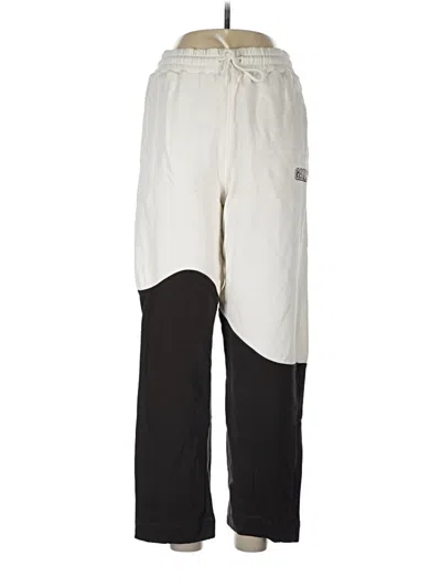 Pre-owned Ganni Track Pants In Ivory