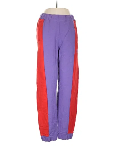 Pre-owned Ganni Track Pants In Purple
