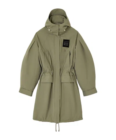 GANNI GANNI TRI-LAYER PARKA