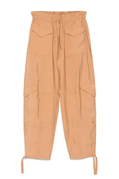 GANNI GANNI TROUSERS BEIGE