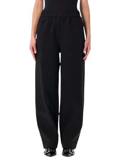 Ganni Trousers In Black