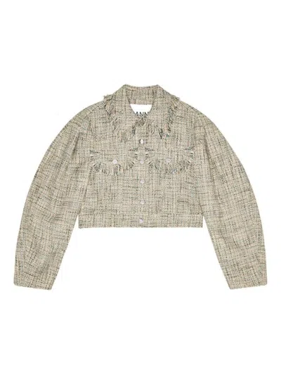 GANNI GANNI TWEED JACKET